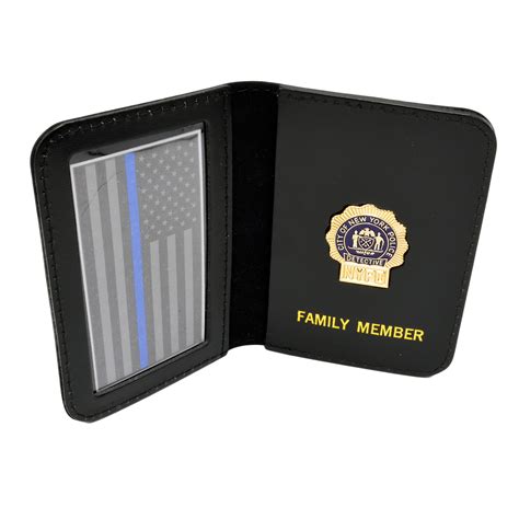 Y Police Commissioner Mini Badge Pin Family Wallet NYPD not pba 2023. . Nypd family member badge wallet